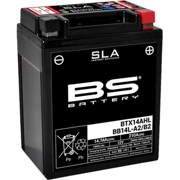 BS Batteries Motorcycle Battery 12 BS Batteries Motorcycle Battery
