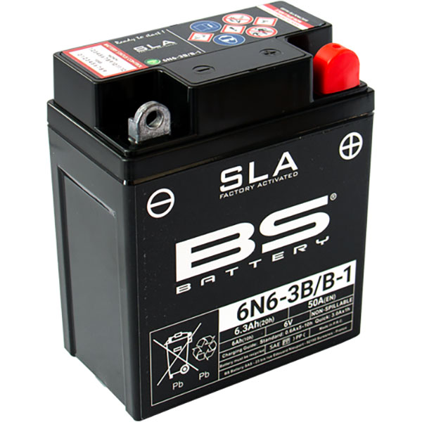 BS Batteries Motorcycle Battery 6 BS Batteries Motorcycle Battery